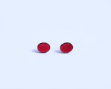 Leather Oval Studs