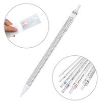 50mL Serological Pipettes, Color Coded Black, Sterile, Graduated, Individually Wrapped, 150-pk