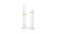 KIMBLE® KIMAX® Graduated Cylinder, Class A, Sterialized and Certified, TD, with White Scale and Bumper, 1000mL, 2-pk