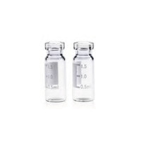 Ibis Advantage 11mm Clear Crimp Top Vial w/ Grad Patch, Wide Mouth