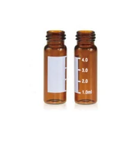 Ibis Advantage 4mL Amber Screw Top Vial w/ I-D Patch, 100-pk