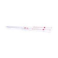KIMBLE KIMAX Volumetric Pipet, Class A, TD, Serialized and Certified, 10mL, 6-pk