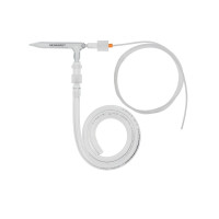 Plus Series Low Flow Glass Concentric Nebulizer, Type K, 2.0 mL/min @ 50 psi. Includes FG and F2 fittings in PFA
