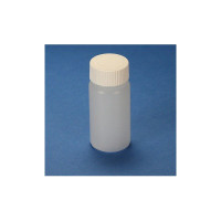 Scintillation Vial, 20mL, HDPE Plastic, Includes White Screw Cap, 1000-cs