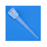 Certified Pipette Tips, 0.1-20µL, Low Retention, Universal, Natural, 45mm, Extended Length, 1000-cs