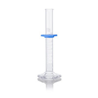 Cylinder, Graduated, Globe Glass, 10mL, Class A, Dual Grads, 6-pk