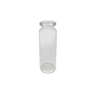20mL Clear Headspace Vial, 23x75mm, Flat Bottom, 20mm Beveled Crimp Top, 1000-cs