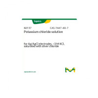 Potassium Chloride Solution, for Ag/AgCl Electrodes, ~3 M KCl, Saturated with Silver Chloride, 1L