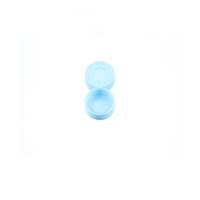 Blue Polyethylene 11 mm Snap Caps with Blue Polyethylene Septa, 100-pk