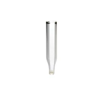 5mm Insert, 250µL, Clear Glass, Pulled Point Conical Base, 100-pk