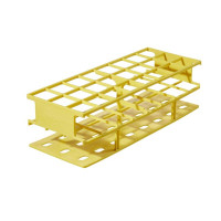 Test Tube Rack Unwire Yellow, 30mm, 8-cs