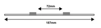 MP2 Tubing, 2-Stop PVC, Grey/Grey 1.30 mm, 12-pk