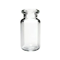 Ibis 10mL Clear Crimp Top Headspace Vial, Round Bottom, 100-pk