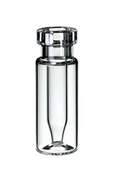 Ibis Scientific 11mm (300µL) Clear Crimp Top Fused Insert Vial, 100-pk