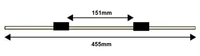 Standard PVC Tubing, 2-Stop Black/Black 0.76 mm, 12-pk