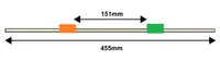 Standard PVC Tubing, 2-Stop Orange/Green 0.38 mm, 12-pk