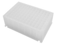 Sterile 96 Deep Square Well, 2 mL, Polypropylene, V-Bottom, 50-pk.