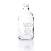 KIMBLE® Storage/Media Bottles Only, With Graduations, 500mL, 24-pk