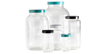 8oz (240ml) Clear Tall Straight Sided Jar with 58-400 neck finish, jar  only, 24-Case - Ibis Scientific, LLC