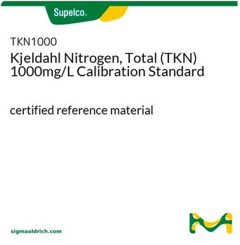 Kjeldahl Nitrogen, Total (TKN) 1000mg/L Calibration Standard, 100mL