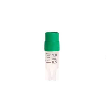 1mL CF Cryogenic Vial, External Thread, Self-Standing, Sterile, 100-cs