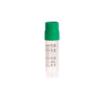 1.8mL CF Cryogenic Vial, External Thread, Self-Standing, Sterile, 100-cs