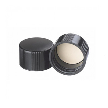 33-430 Black Phenolic Cap, White Rubber Liner, 200-pk