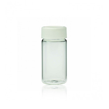WHEATON Liquid Scintillation Vials, Caps Attached to Vials, HDPE, Metal Foil / Pulp, 22-400, 20 mL, 500-cs