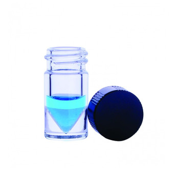 WHEATON NextGen V Vial 2mL, Solid Top, Screw Cap, 20-400 Thread, PTFE / 14B Rubber, 12-pk