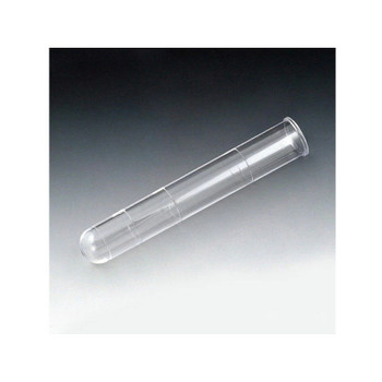 Test Tube, 16 x 100mm (12mL), PS, with Rim, Round Bottom, Graduated, 2000-cs