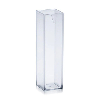 Cuvette, Spectrophotometer, Square, 4.5mL (10mm), PS, 2 Clear Sides, 1000-cs