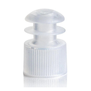 12mm Clear Flange Plugs, 1000-Bag