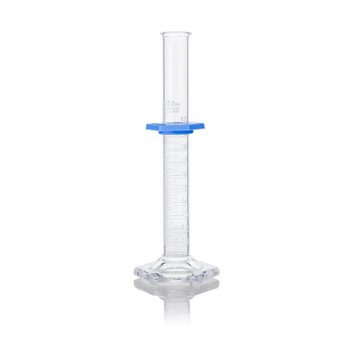 Cylinder, Graduated, Globe Glass, 10mL, Class A, Dual Grads, 6-pk
