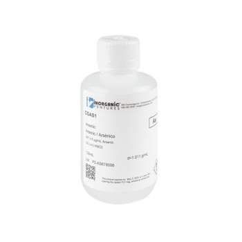 1000 ppm (µg/mL) Arsenic for ICP, 125mL