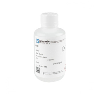 1000 ppm (µg/mL) Boron for ICP, 125mL