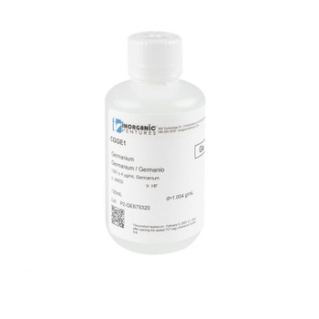 1000 ppm (µg/mL) Germanium for ICP, 125mL