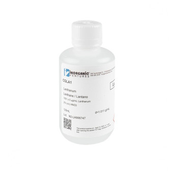 1000 ppm (µg/mL) Lanthanum for ICP, 125mL