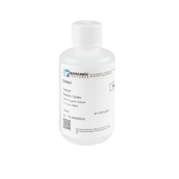 1000µg/mL Sodium, 0.1% v/v Nitric Acid, 125mL