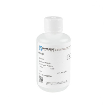 1000 ppm (µg/mL) Niobium for ICP, 125mL