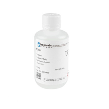 1000 ppm (µg/mL) Thallium for ICP, 125mL
