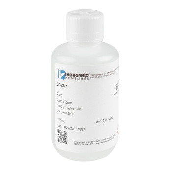 1000µg/mL Zinc for ICP, 125mL