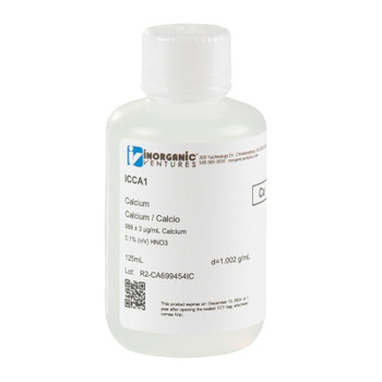 1000 ppm (µg/mL) Calcium for IC, 125mL