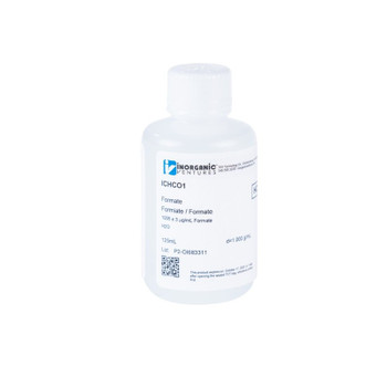 1000 ppm (µg/mL) Formate for IC, 125mL