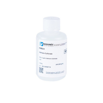 1000 ppm (µg/mL) Methanesulfonate for IC, 125mL
