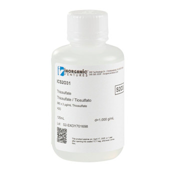 1000 ppm Thiosulfate for IC, 125mL