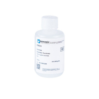 1000 ppm (µg/mL) Succinate for IC, 125mL