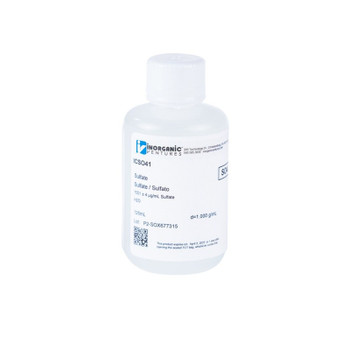 1000 ppm (µg/mL) Sulfate for IC, 125mL