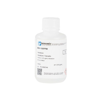 100µg/mL Vanadium, 125mL