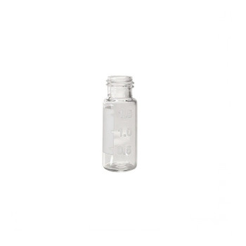 2.0mL Clear R.A.M. Vial, 12x32mm, w/White Graduated Spot, 9mm Thread, 1000-cs