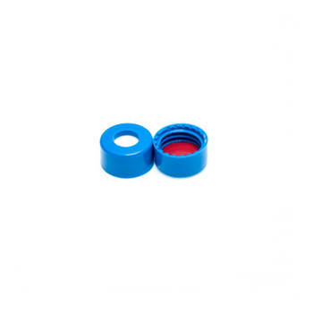 9mm R.A.M. Smooth Cap, Royal Blue, PTFE/Silicone Lined, 1000-cs